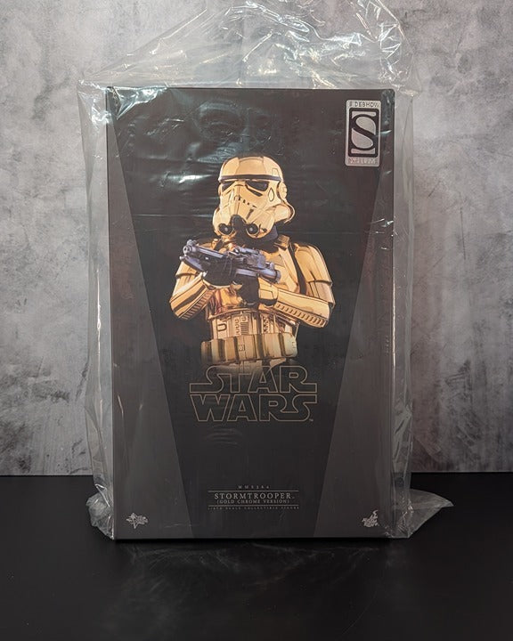 Hot Toys MMS364 Star Wars Stormtrooper Gold Chrome Version
