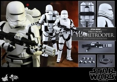 Hot Toys MMS326 Star Wars The Force Awakens First Order Flametrooper
