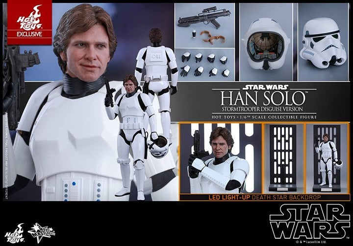 Hot Toys MMS418 Star Wars A New Hope Han Solo (Stormtrooper Disguise)