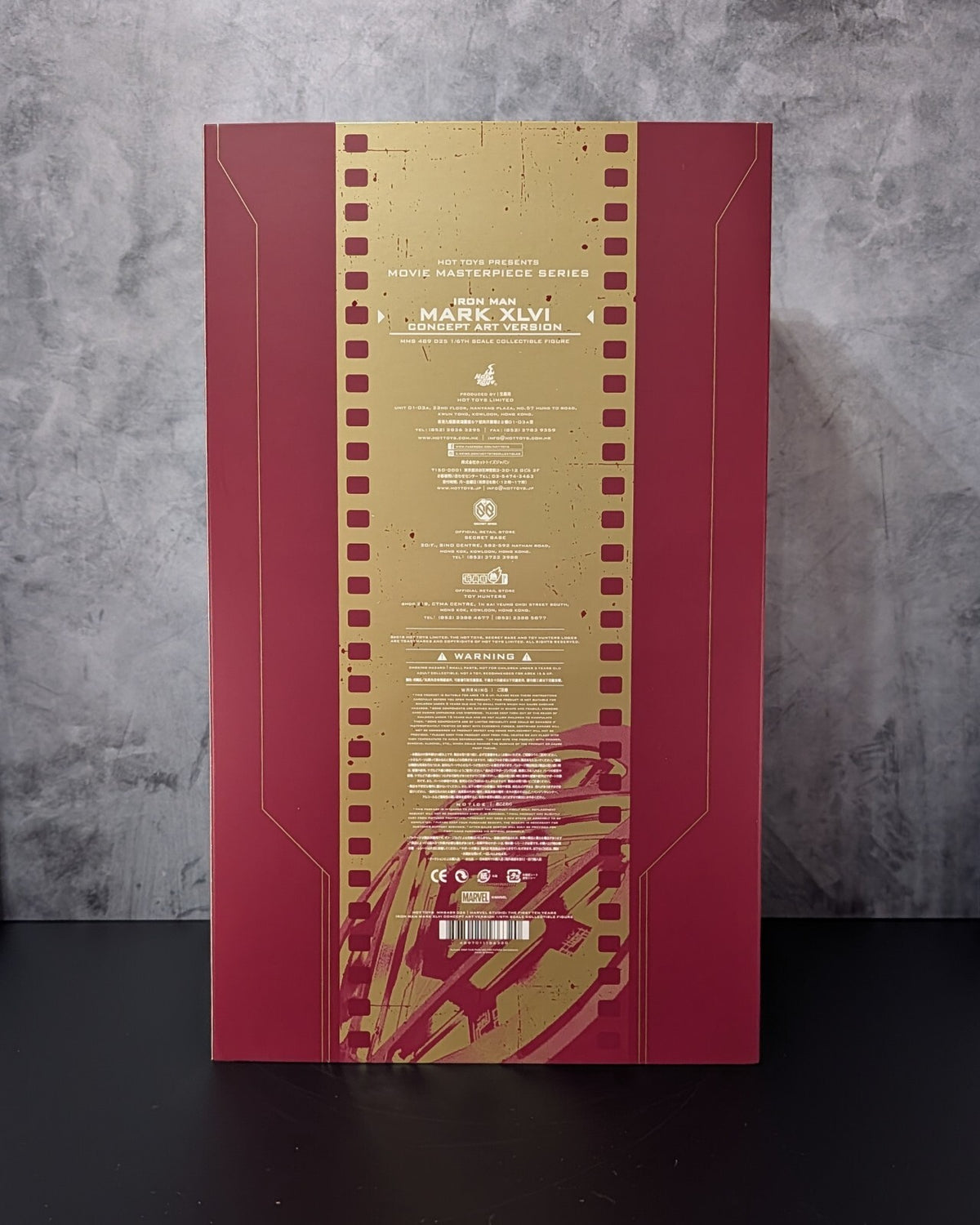 Hot Toys MMS489 Marvel Iron Man Concept Art Version First 10 Years
