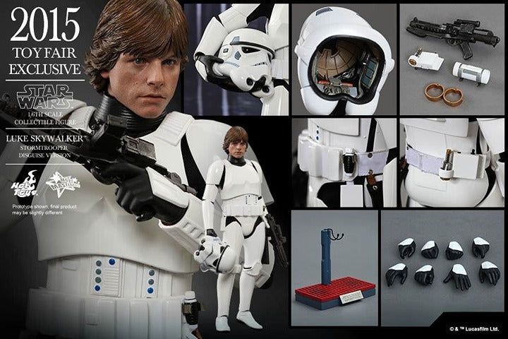 Hot Toys MMS304 Star Wars A New Hope Luke Skywalker (Stormtrooper Disguise)