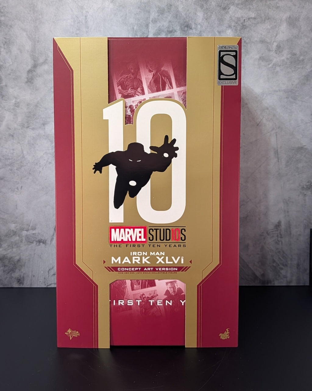 Hot Toys MMS489 Marvel Iron Man Concept Art Version First 10 Years