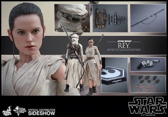 Hot Toys MMS337 Star Wars The Force Awakens Rey & BB-8