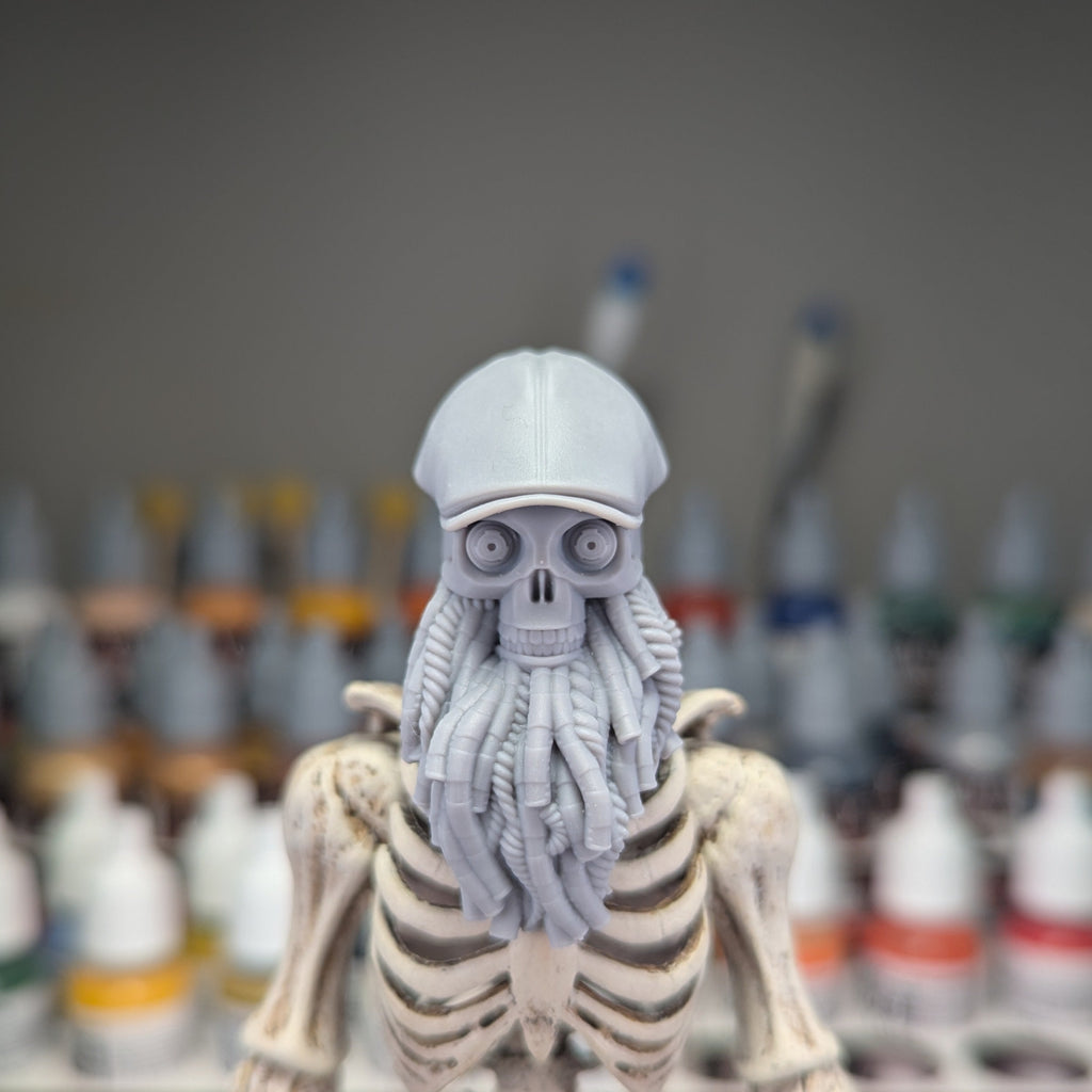 Robo Android Skull w/Hat