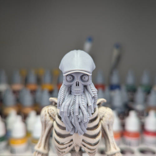 Robo Android Skull w/Hat