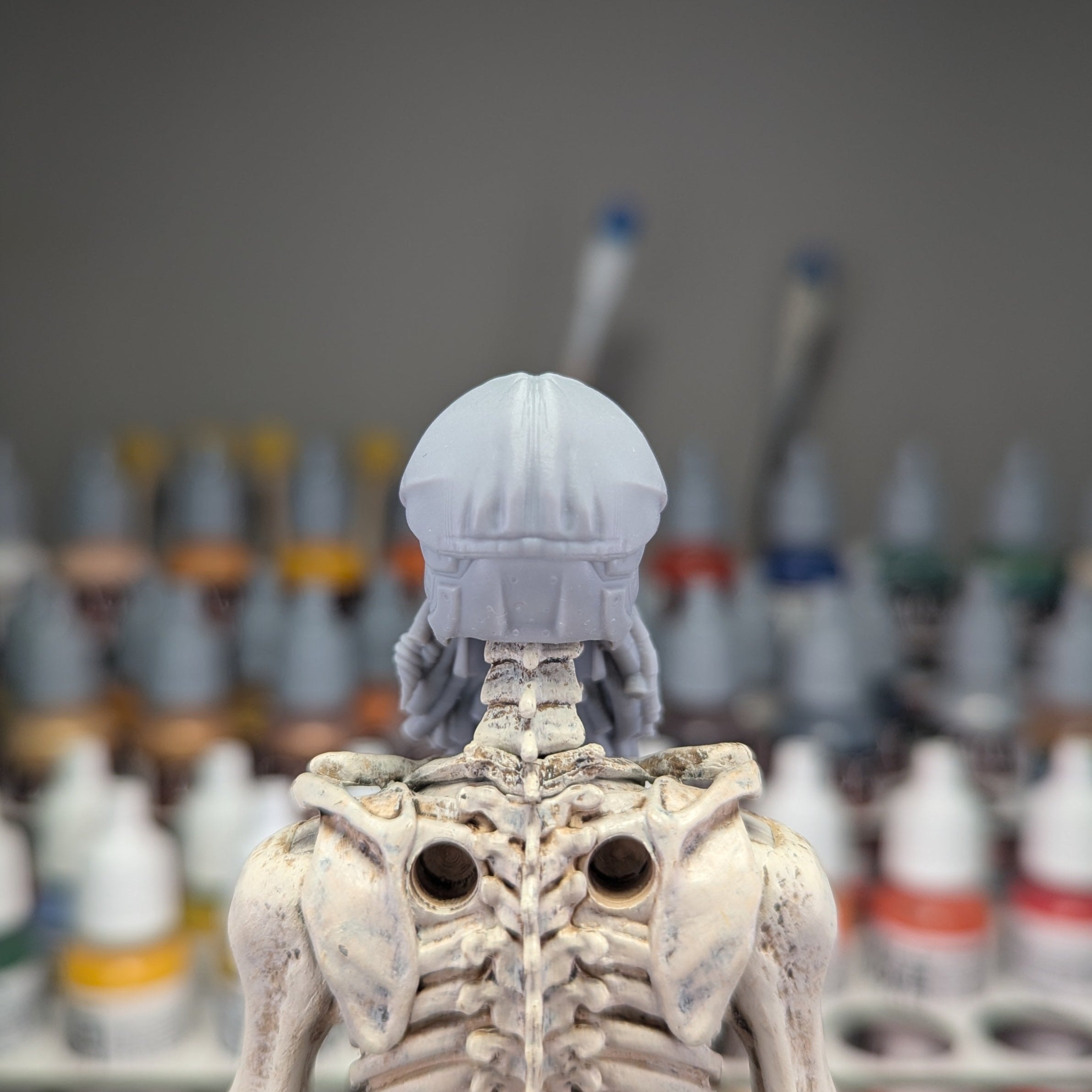 Robo Android Skull w/Hat