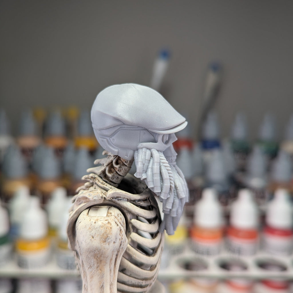 Robo Android Skull w/Hat