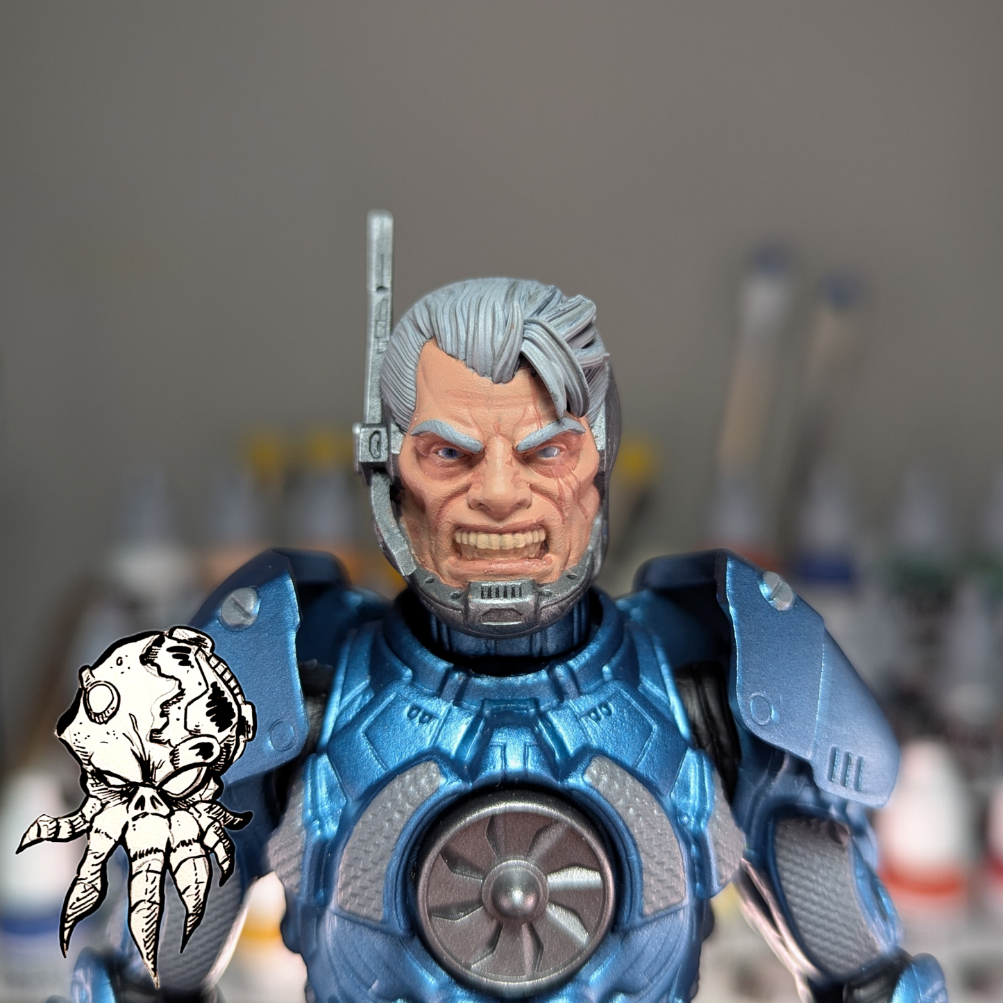 Space Marine (Headset) (Painted)