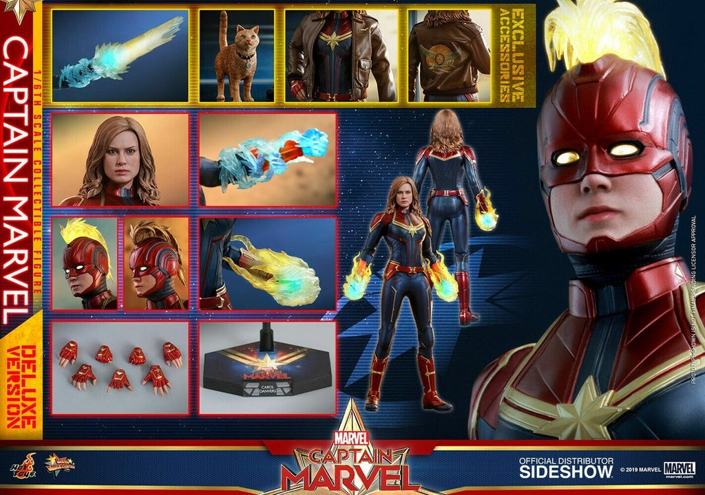 Hot Toys MMS522 Marvel Captain Marvel Deluxe Version