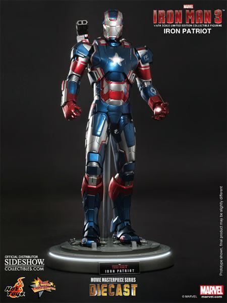 Hot Toys MMS195-D01 Marvel Iron Man 3 Iron Patriot