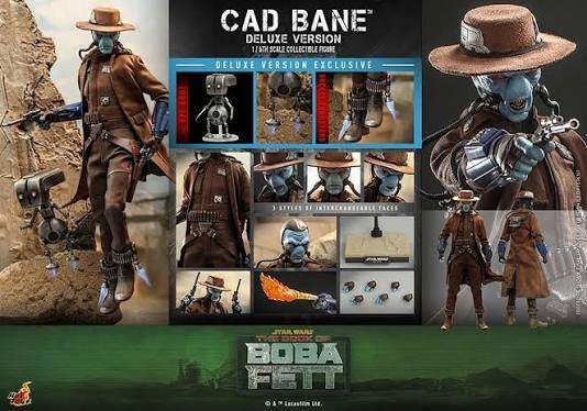Hot Toys TMS080 Star Wars The Book of Boba Fett Cad Bane Deluxe