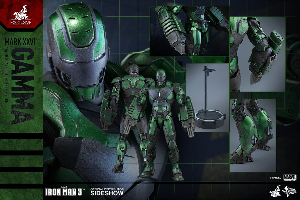 Hot Toys MMS332 Marvel Iron Man 3 Iron Man Mark XXVI - Gamma