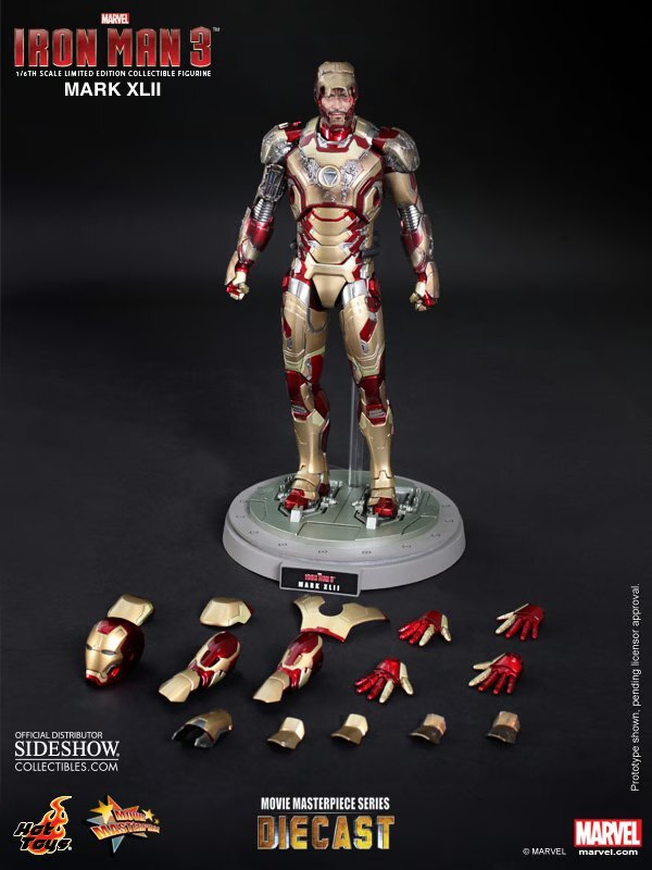 Hot Toys MMS197-D02 Marvel Iron Man 3 - Iron Man Mark XLII (42)