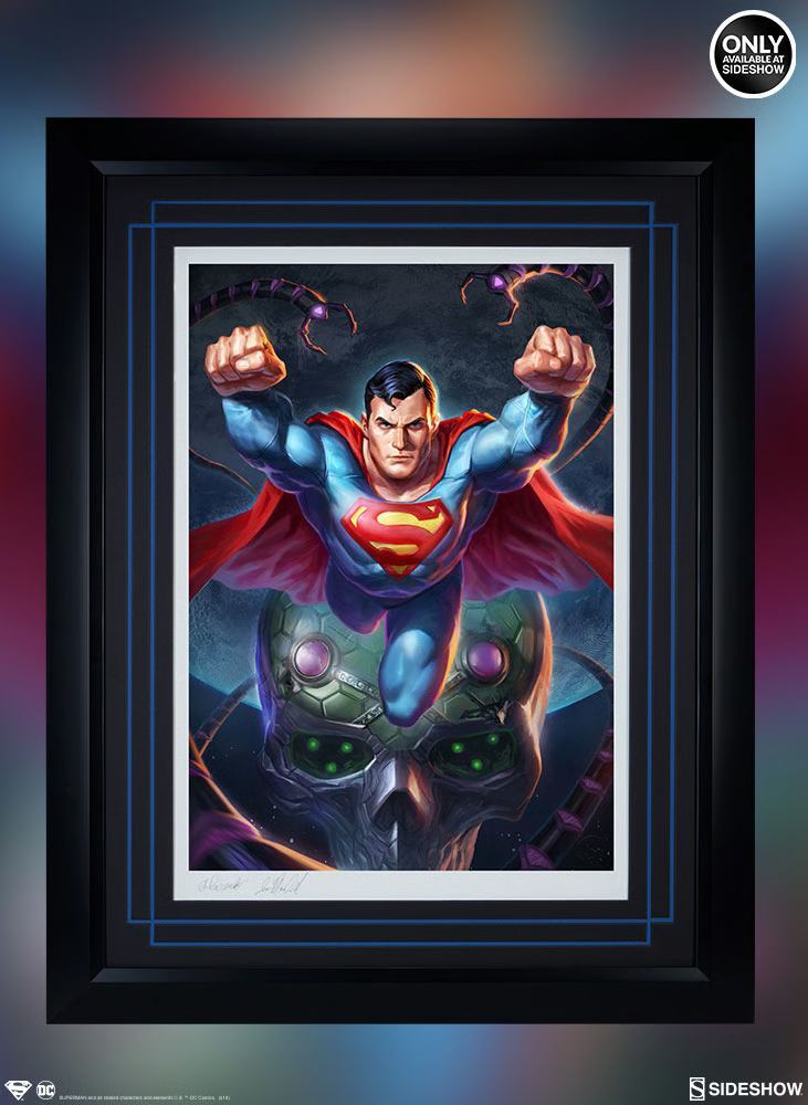 Superman Premium Art Print By Sideshow Collectibles Exclusive 17/200