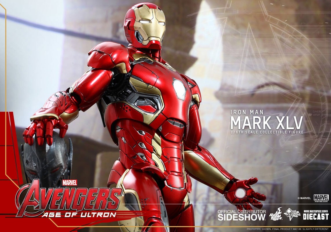 Hot Toys MMS300-D11 Marvel Avengers AOU Iron Man Mark XLV