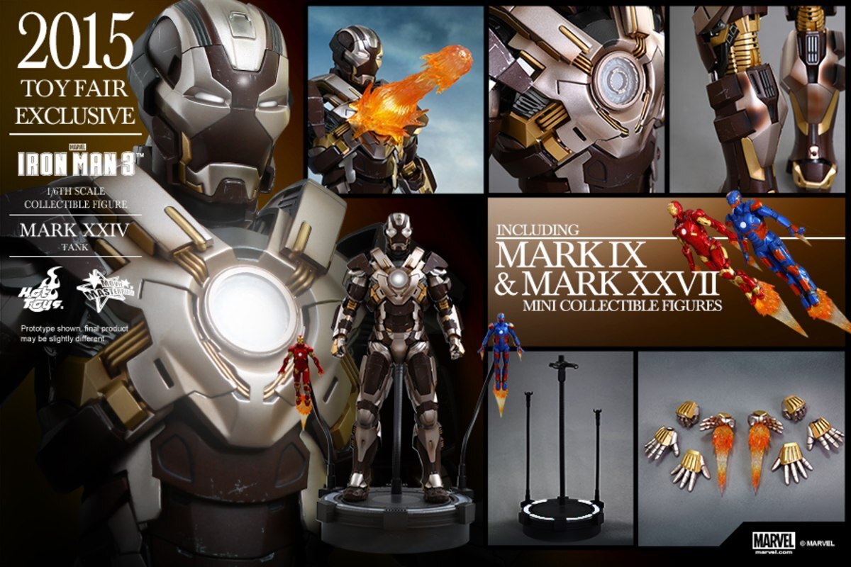 Hot Toys MMS303  Marvel Iron Man 3 Iron Man Mark XXIV Tank