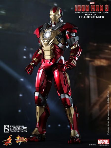 Hot Toys MMS212 Marvel Iron Man 3 - Iron Man Mark XVII Heartbreaker
