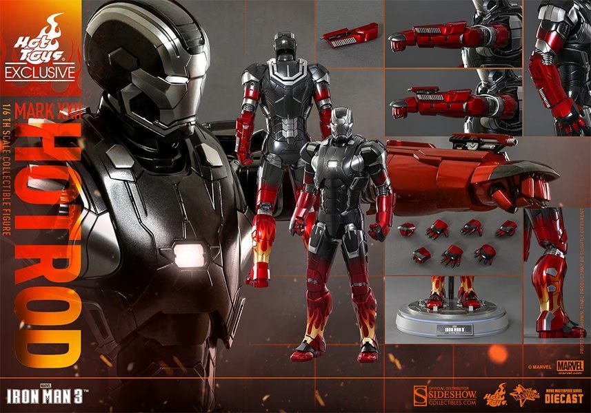 Hot Toys MMS272-D08 Marvel Iron Man 3 - Iron Man Mark XXII Hot Rod