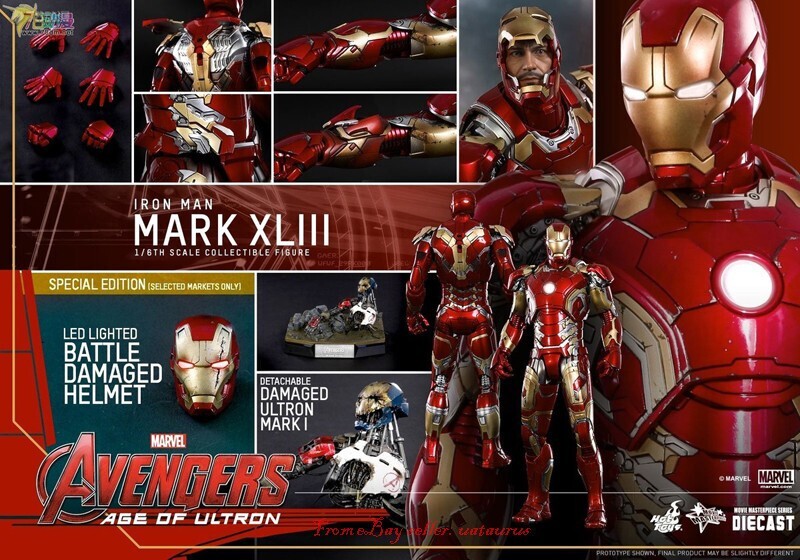 Hot Toys MMS278 Marvel Avengers AOU Iron Man Mark XLIII