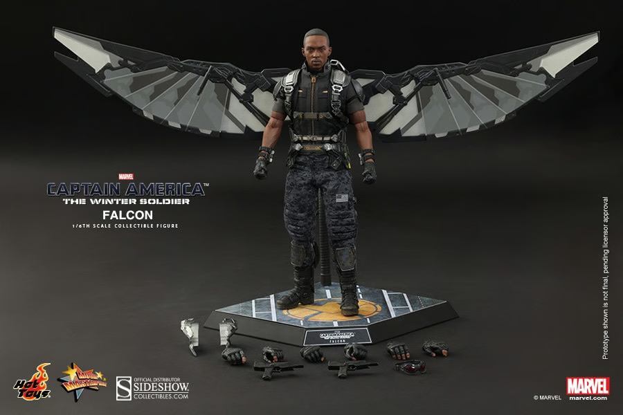 Hot Toys MMS245 Marvel Captain America Winter Soldier Falcon