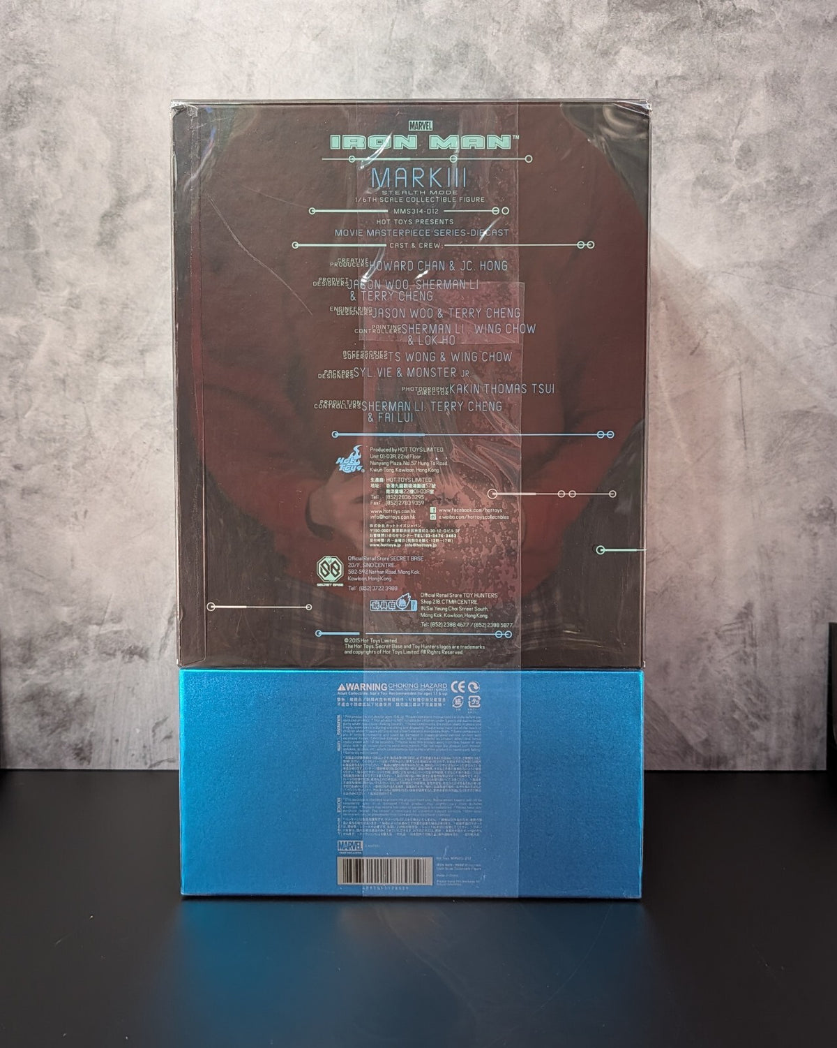 Hot Toys MMS314-D12 Marvel Avengers Iron Man Mark II Stealth Mode Version