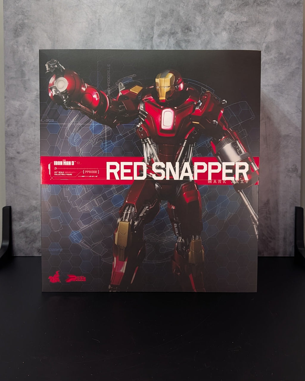 Hot Toys PPS002 Marvel Iron Man 3 Iron Man Mark XXXV Red Snapper