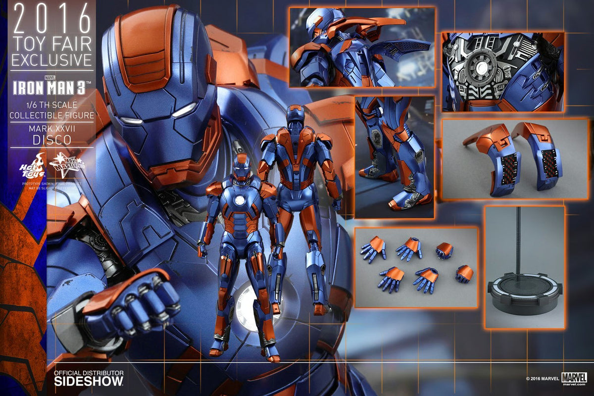 Hot Toys MMS371 Marvel Iron Man 3 Iron Man Mark XXVII - Disco