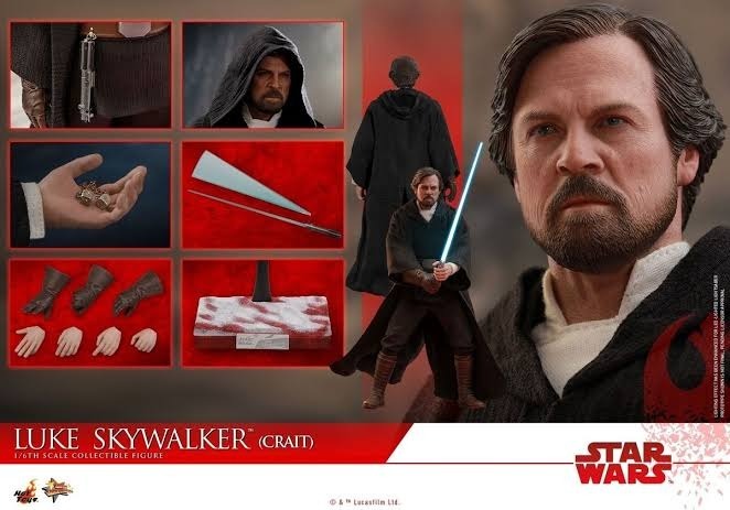 Hot Toys MMS507 Star Wars The Last Jedi Luke Skywalker (Crait)