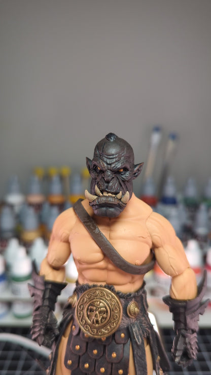 Orc v3 (Hair) (Shadow) (Painted)