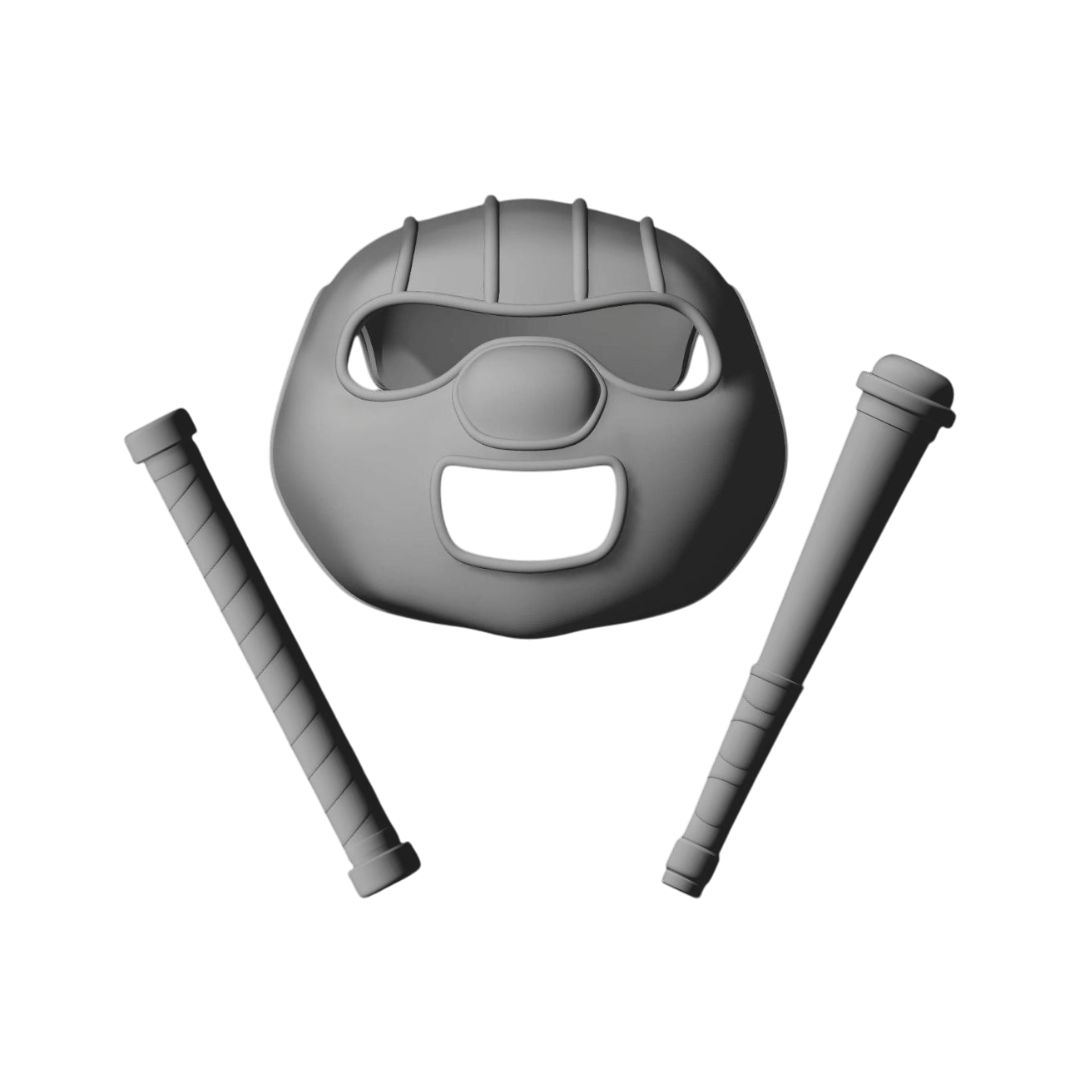 Kick-Ass Plundermask (w/ Weapons)