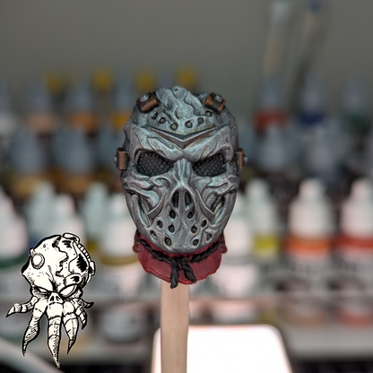 Scary Mask Face Man (Painted)